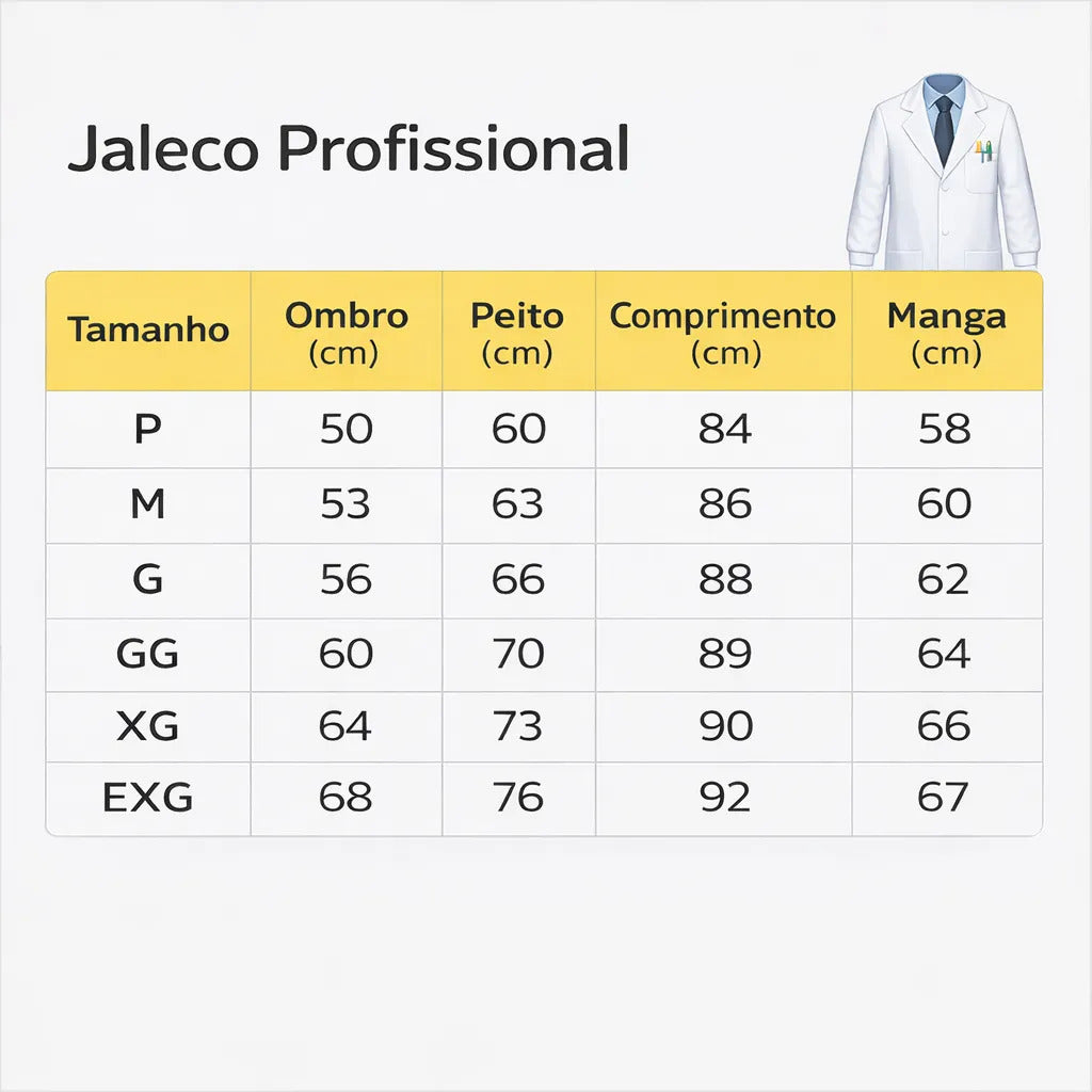 Jaleco Medico Profissional Premium - Imagem 4