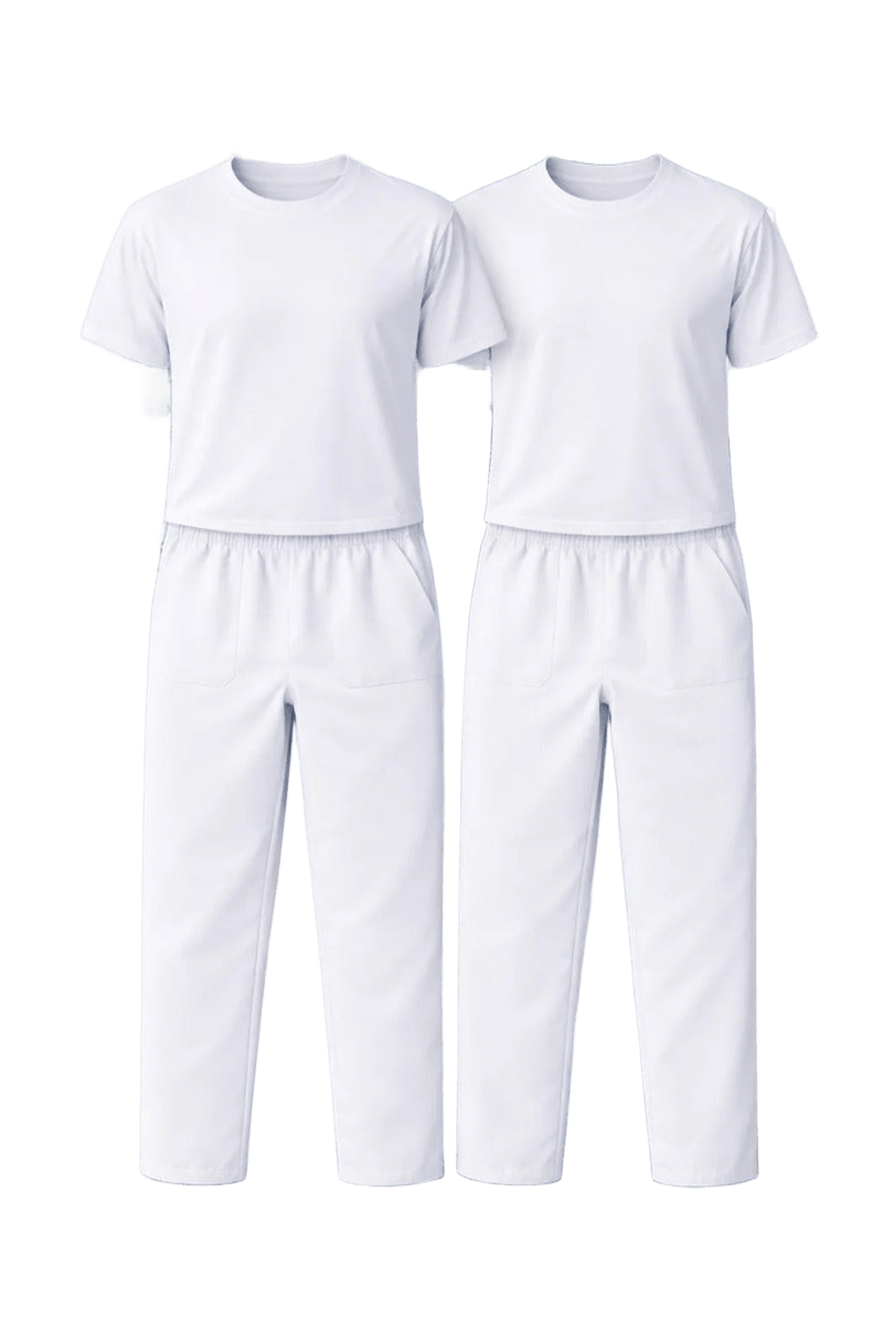 Kit 2 Uniformes Brancos Profissionais Frigorífico Padaria