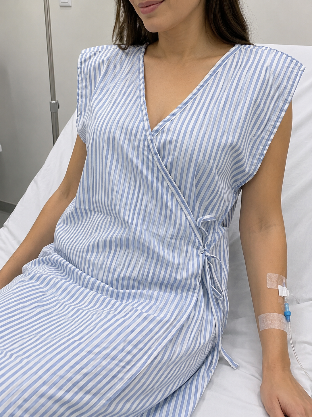 CAMISOLA CIRÚRGICA E OBSTÉTRICA TRANSPASSADA PERCAL - Imagem 6