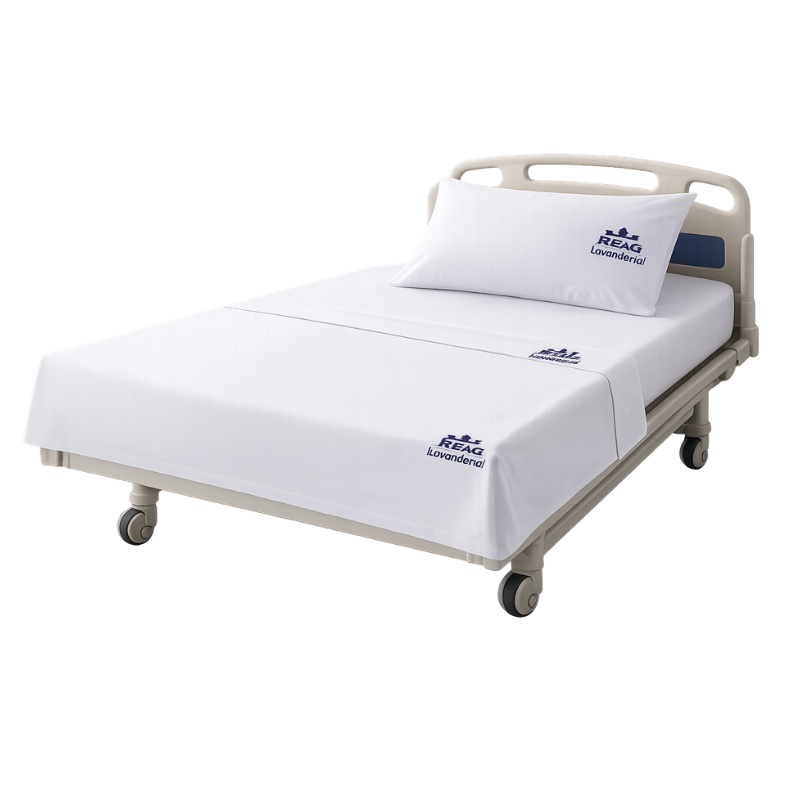 KIT LENÇOL + FRONHA HOSPITALAR REAL LAVANDERIA – PERCAL 180 FIOS